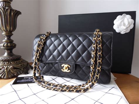 Classic Caviar Medium Double Flap Bag 